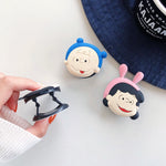 Cute Cartoon Round Mobile Phone Ring Holder