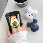 Cute Cartoon Round Mobile Phone Ring Holder