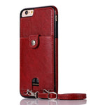 Leather wallet phone wallet with strap